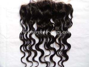 Wholesale Lace frontal 13''x4'' ,malaysian virgin hair natural color body wave 10''-24''length from china suppliers