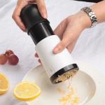 Bamboo Kitchen Gadgets Non-slip Handle Cheese Grater Bottle for Home Kitchen
