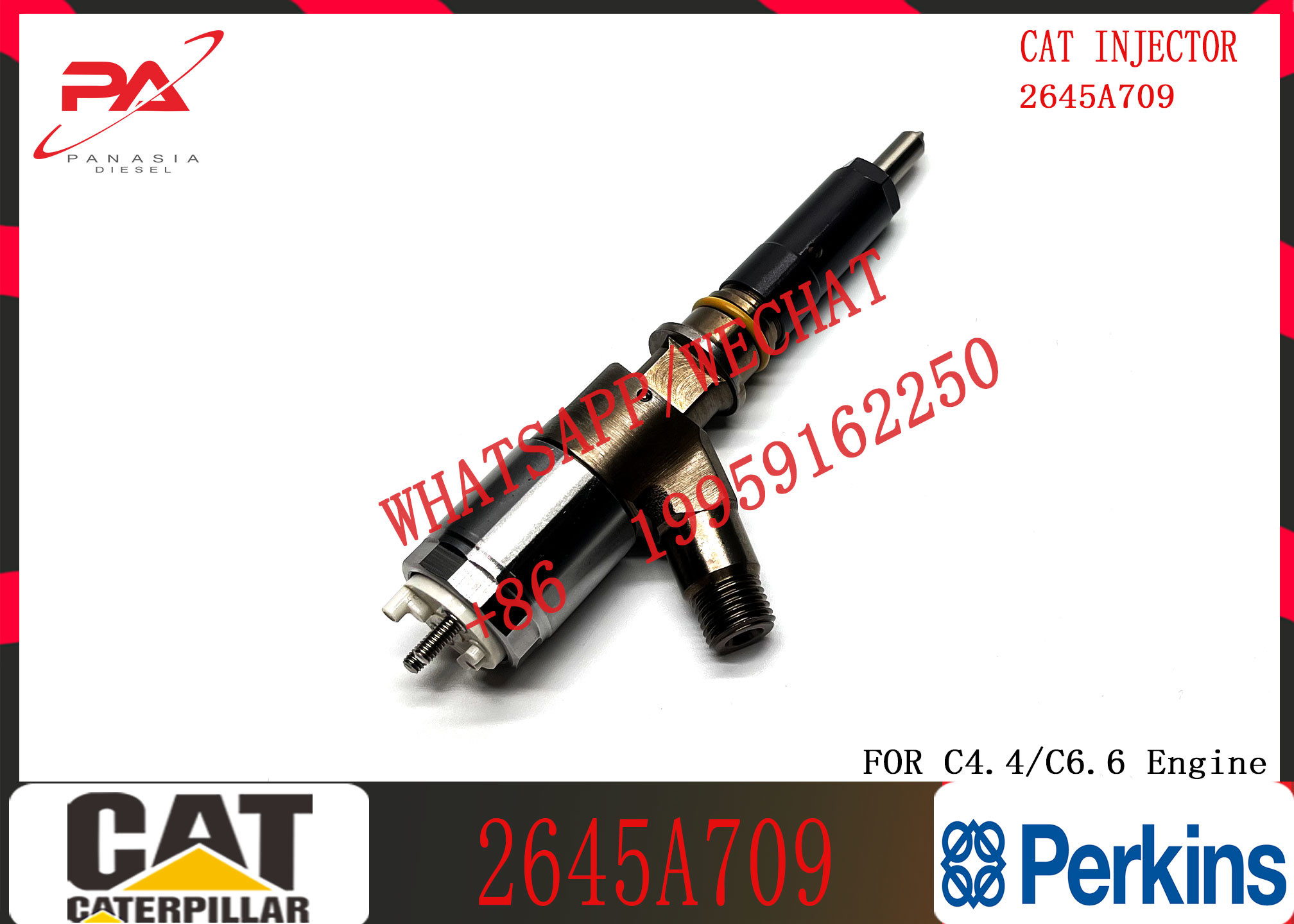 Diesel engine fuel injector 282-0490 2645A709 321-3600 320-0677 320-0690