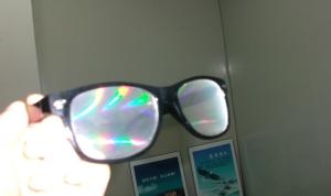 Wholesale Foldable 3d fireworks glasses PC plastic frame for newspaper promotion from china suppliers