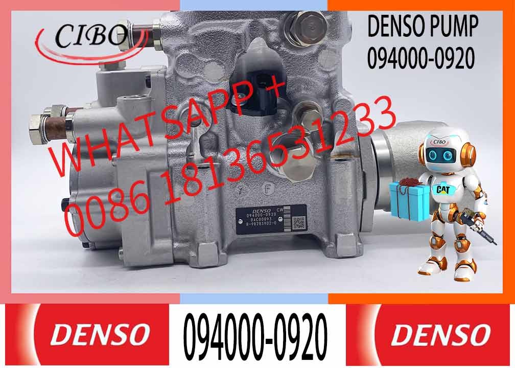 High quality common rail diesel fuel pump 094000-0920 0940000920 8-98283902-1 8982839021