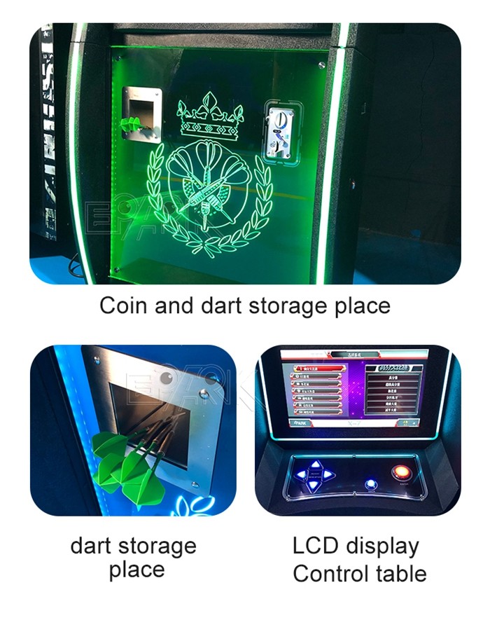 Dart Machine Luxury Manufacturer Coin Operated Commercial Darts Machine