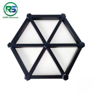 Wholesale Sound Absorption Triangular Square Grille Tube Metal Stud Wall Suspended Ceiling  0.6mm-2.0mm from china suppliers