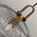 Mid century pendant light retro design glass lampRestaurant Hotel Simple