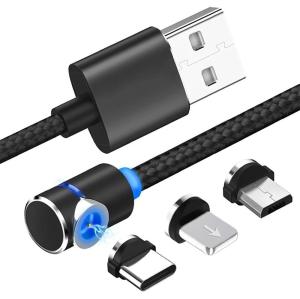 Wholesale Magnetic Usb Multi Charger Cable L Shape Customized Length For Elbow from china suppliers