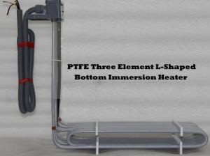 Wholesale ISO9001 Three Element 3000W Immersion Water Heater L Shaped Bottom from china suppliers