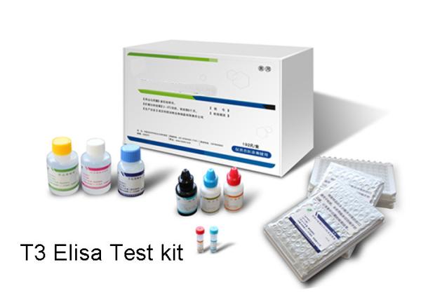TriiodothyronineT3 Elisa Kit Test Goat - Anti - Mouse Antibody Coated Microtiter