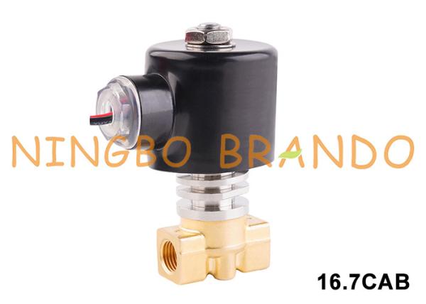 Ultra High Temperature Steam Brass Solenoid Valve 1/8'' 1/4'' 3/8'' 24V 110V
