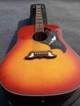 2018 Orange Sunburst Dovo acoustic guitar