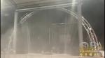 custom rain curtain with certificate