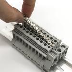 UK5N UKK5 UK2.5B Din Rail Terminal Blocks Accessories Center Jumper 10 Pole FBI