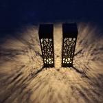 Home Garden Lights Metal Ornaments Outdoor Lighting Corten Bollard Light