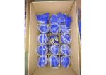 10'' Atlas style blue duo water filter housing with 3/4'' brass inlet/outlet