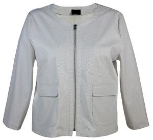 Wholesale Silver Color Long Sleeve Cool Womens Coats With Zipper For Closure In Front from china suppliers