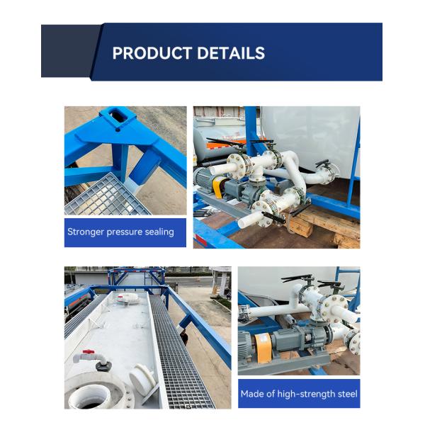 20ft ISO Tanker Container For Liquid Chemical Caustic Soda Length 20' Solution