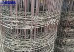 Galvanized Steel Cattle Fence Wire Mesh Fixed Knot For Farm OEM