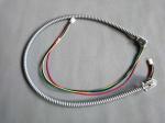 Flexible Conduit Universal Wiring Harness 105 C Rating IP40 Zinc Alloy Conduit