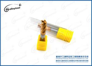 Solid Carbide Cutting Tool Milling Cutter Tools , CNC Carbide End Mill