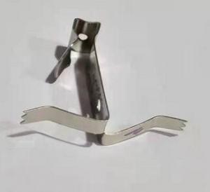 Wholesale Nickel Plating Stainless Steel Belt Clip , ISO9001 3Grams Spring Steel Clip from china suppliers