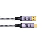 18Gbps DisplayPort To HDMI Cable 4K 60Hz Braided Cord 6 Feet Hdmi Cable