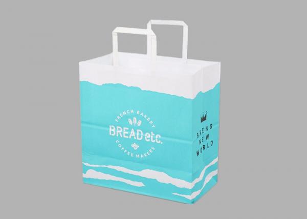 Quality Lightweight Paper Shopping Bags , Eco Friendly Paper Present Bags UV Coating for sale