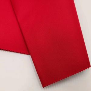 Wholesale Red RPET Fabric 600D Polyester 58/60 Plain PVC Coating Fabric For Garment from china suppliers