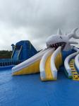 Blow Up Inflatable Aqua Park , Inflatable Backyard Water Park 20*18m Dimensional