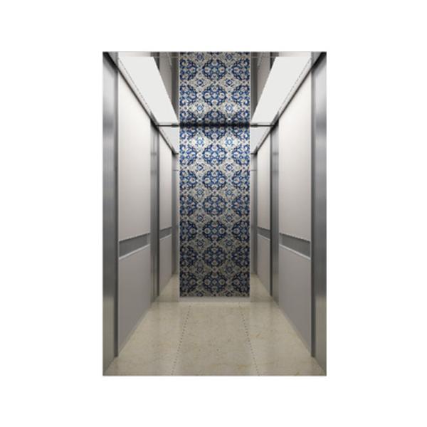 SS Hairline High Speed Passenger Elevator 8 To 15 People VVVF Hydraulic