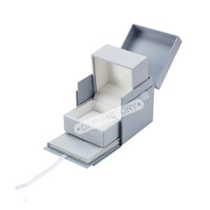 Wholesale Customizable Cardboard Ring Box Paper Jewellery Packaging For Displaying from china suppliers