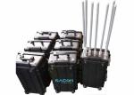 7 Channels 350w Manpack Jammer Fiber Glass Antennas For 3G 4G GPS , AC110-220V