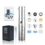 TUV 10hp Submersible Water Pump DC Inverters High Pressure Water Pump