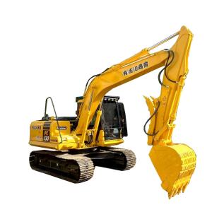 Wholesale 2023 Second Hand Komatsu PC130-7 Excavator with Grab Wooden Clamp within Your Budget from china suppliers