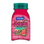 Watermelon Sour Mints Round Shape Healthy Hard Candy Kosher Certifications