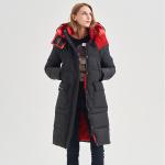 FODARLLOY 2022 new winter plus size warm women's coat long hooded cotton-padded