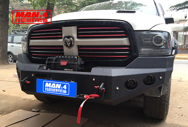 ISO9001 black Front 4x4 bumper Steel Bull Bar For Dodge 2006