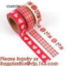 HAPPY VALENTINE'S DAY SERIES WASHI TAPE,Dia3.7cm Animal Flower Whale Washi Tape