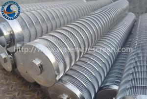 China Ss Internal Axial Wire 316L ID85mm Wedge Wire Screen Pipe on sale