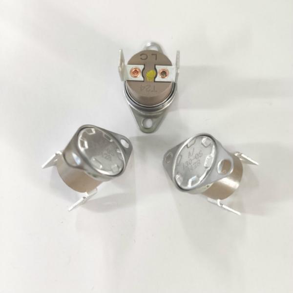 LC 125V 15A Fixed Bracket 24mm KSD301 Thermostat 100000 Cycles Operating Life