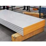 Metal Color Steel EPS Sandwich Panel 38-40kg/M3 Core Density For Wall And Roof