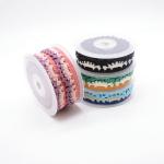 KJ20058 Colorful Shell 3cm Embroidery Lace Trim