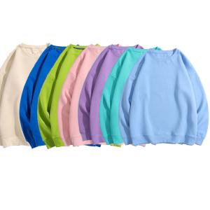 Wholesale Crewneck Drop Shoulder Blank Oversized Sweatshirts Printed Plain Hoodies from china suppliers