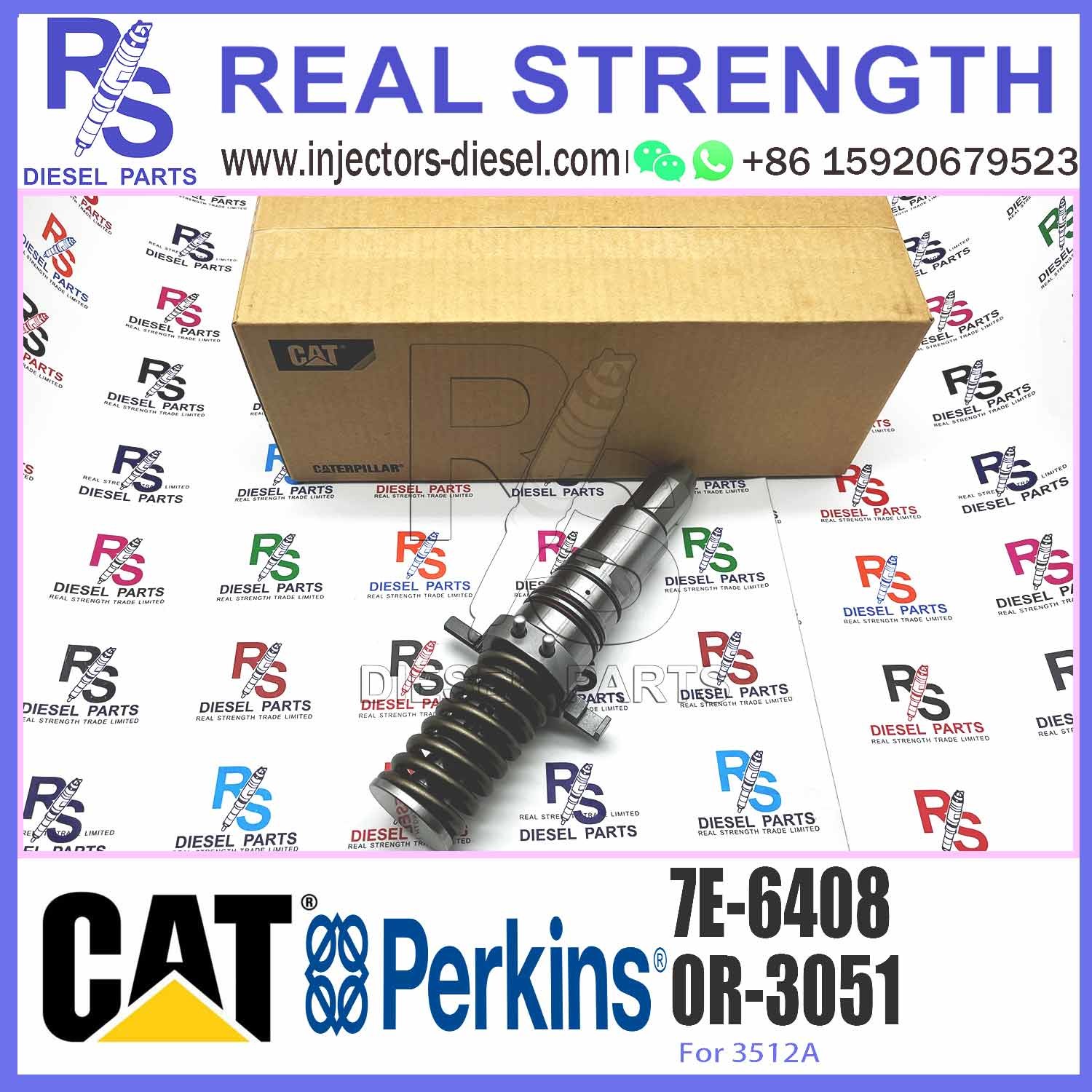 3512 7E-6408 For CAT 3512 With Injector Nozzles Diesel Injectors And Diesel Common Rail Fuel Injector