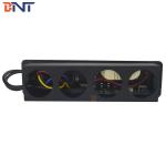 Aluminum Brushed Media Wall Socket/Hotel USB Wall Sockets Plate