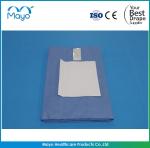 Blue Nonwoven Surgical Eye Drapes Hospital For Neuro Operation