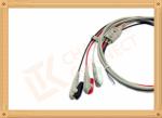3 Leads Clip One Piece ECG Patient Cable with Copper Conductor Material