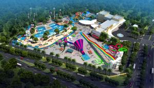 Wholesale Large Holiday Waterpark Project , Indoor Amazing Funny Water Park / Customized water slide from china suppliers