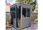 Custom Size & Color Portable Security Guard Cabin Channel Steel Tempered Glass