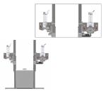 Automated Glass Filling Machine Desiccant Filling Station For Insulating Glass