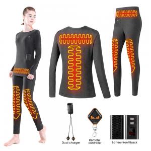 Wholesale Battery Powered Heated Base Layer Clothing Shirt / Pants For Women from china suppliers