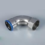 Welded Galvanized Stainless Steel Bends Anti Corrosion 90 Degree Forged Pipe